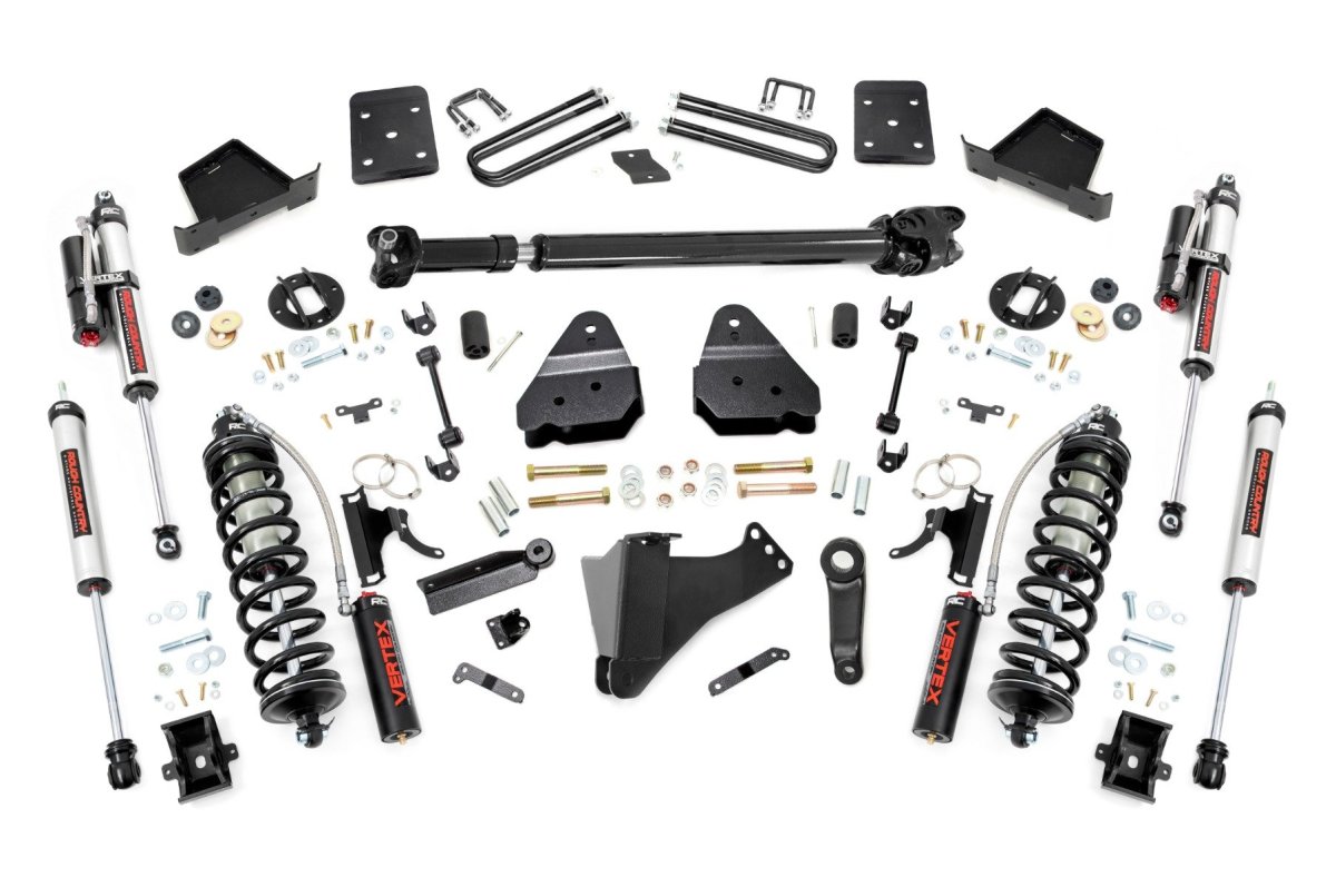 Ford F-350 Super Duty Suspension Lift Kit - Rough Country - C/O Vertex, 4.5 Inch Lift - '17-'22